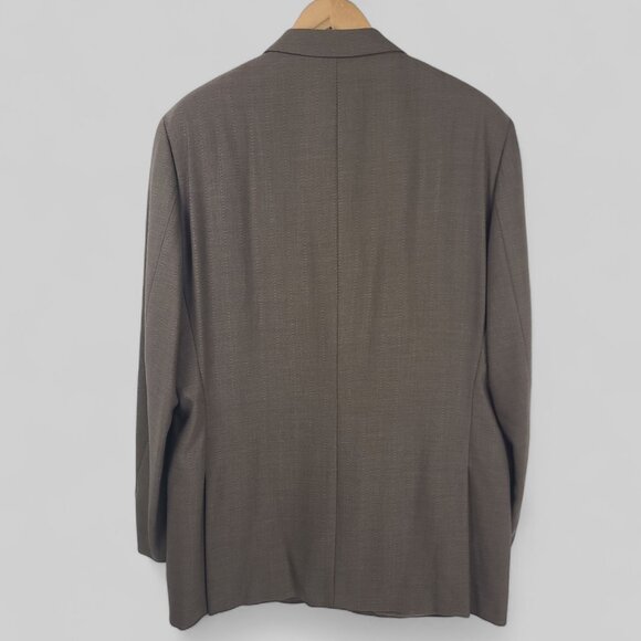 Vintage Ermenegildo Zegna Super 100's Wool 3 Button Sport Coat Blazer 40R - Picture 5 of 13